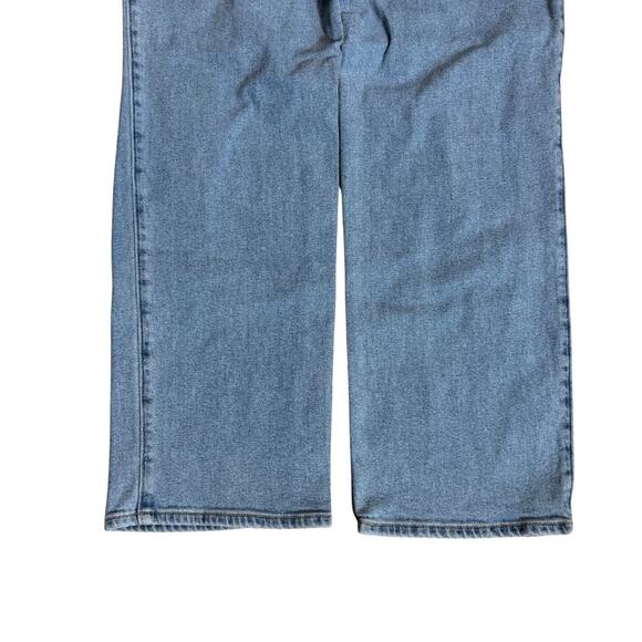 Hollister High Rise Dad Jeans Distressed Light Wash Blue Size 9R 29X31 Americana - Picture 10 of 10